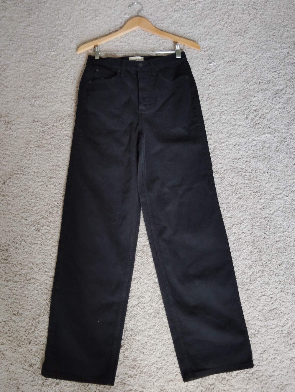 Universal Thread Straight-Leg Black Jeans